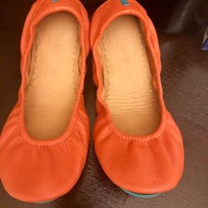 Tangerine Tieks size 8